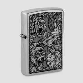 Зажигалка бензиновая Jungle Design, ZIPPO, США, Зажигалки ZIPPO
