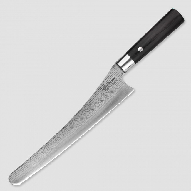 Нож для хлеба, 23,5 см, серия Damast Black, BOKER, Германия