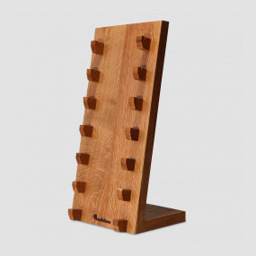 Подставка для 7-ми ножей HKS0207ON, материал: дерево дуб, WOODINHOME, Россия, Подставки для ножей