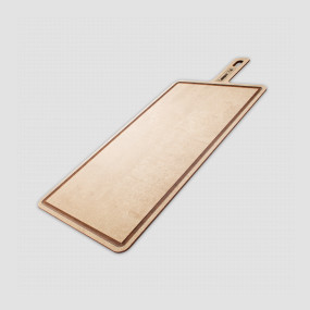 Доска композитная с желобом, для сервировки и подачи, 49х21см, порфир кремовый, серия ProFashion, ComposeEat, Россия, Сервировочные доски COMPOSE EAT