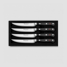 Набор кухонных ножей для стейка 4 штуки, серия Classic, WUESTHOF, Золинген, Германия, Серия Classic WUESTHOF