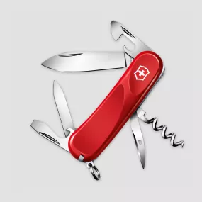 Нож швейцарский многофункциональный складной Evolution 10 13 функций, 6.5 см, VICTORINOX, Швейцария, Швейцарский нож