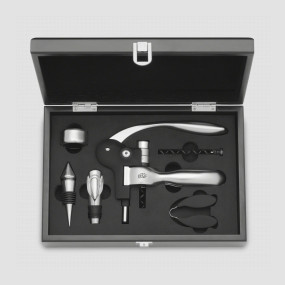 Набор сомелье, 6 предметов, размер: 29,8 х 21,2 х 9,3 см, материал: нержавеющая сталь, ZWILLING J.A. HENCKELS, Германия, Аксессуары барные