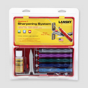 Набор точильного приспособления, с 2 алмазными камнями Extra Coarse/Coarse/ + 2 керамических Medium/Fine/ + Super Sapphire Polishing, размер: 21,5 x 10,5 x 4 см, LANSKY, США, LANSKY (США)