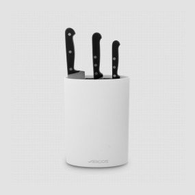 Набор из 3-х кухонных ножей с белой подставкой, серия Universal, ARCOS, Испания, Наборы кухонных ножей