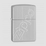 Зажигалка бензиновая Logo, ZIPPO, США