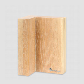 Подставка магнитная для 8-и ножей KS009SOW, 24 х 12,5 х 17,5 см, дерево дуб, WOODINHOME, Россия, Подставки для ножей