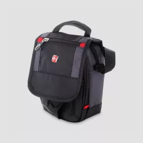 Сумка-планшет Mini boarding bag для документов, черный, серый, 22 х 15 х 5 см, WENGER, Швейцария, 