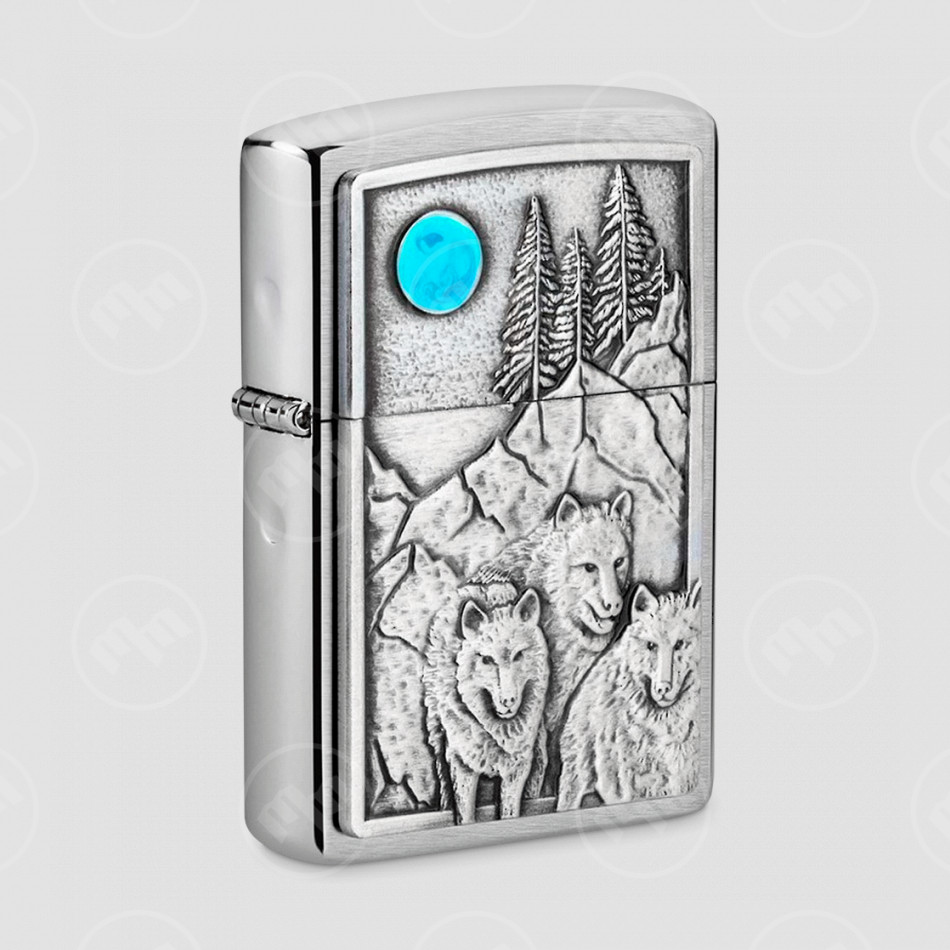 Зажигалка бензиновая Wolf Design, ZIPPO, США