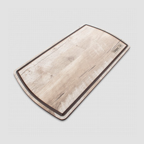 Доска композитная с желобом для сервировки, 37х21см, дуб светлый, серия Fashion, ComposeEat, Россия, Сервировочные доски COMPOSE EAT
