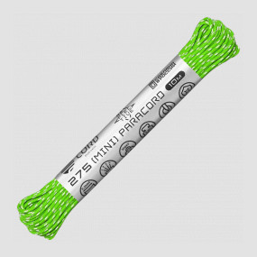 Паракорд 275 световозвращающий lime, 10 м, серия Cord 275, CORD, Россия, CORD (Россия)