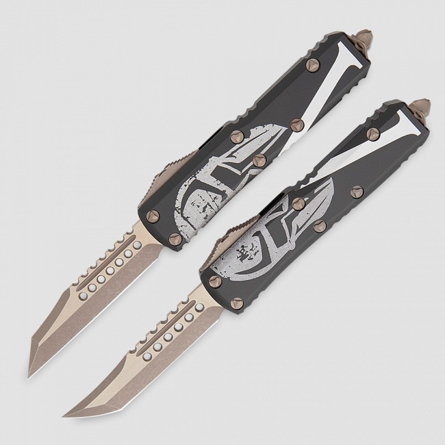 Набор ножей автоматических фронтальных выкидных UlTX-85 Hellhound + Warhound, 7,9 см, MICROTECH, США