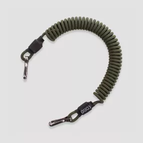 Тренчик страховочный из паракорда с карабинами olive, CORD, Россия, Аксессуары