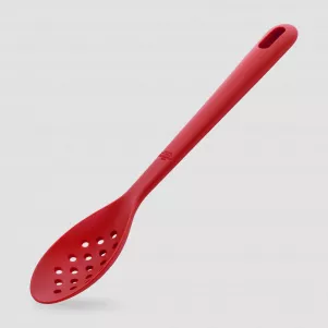 Ложка с отверстиями, 31 см, силикон, красный, серия Rosso, BALLARINI, Италия, Акции