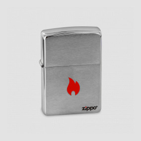 Зажигалка Flame Brushed Chrome, ZIPPO, США, Зажигалки