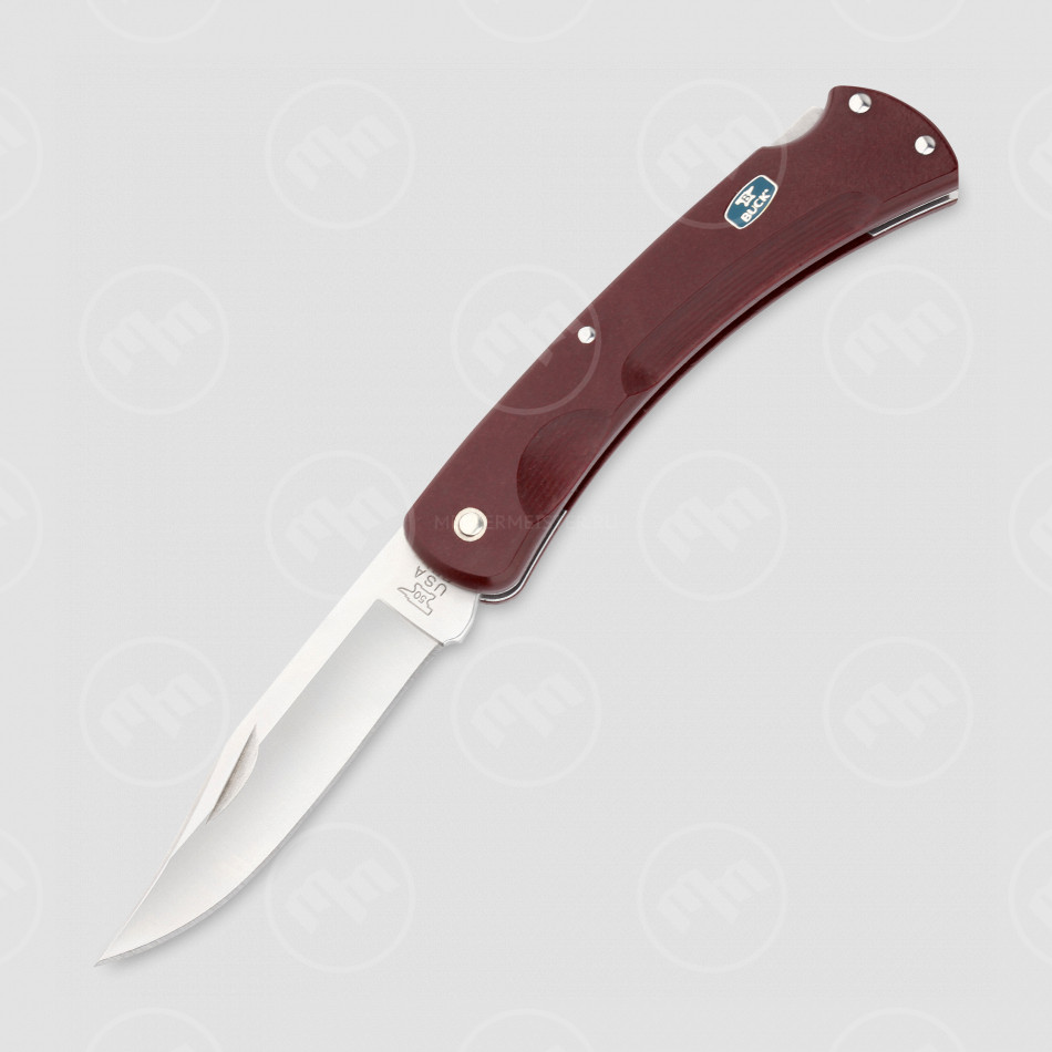 Нож складной 110 Folding Hunter EcoLite Red, BUCK, США