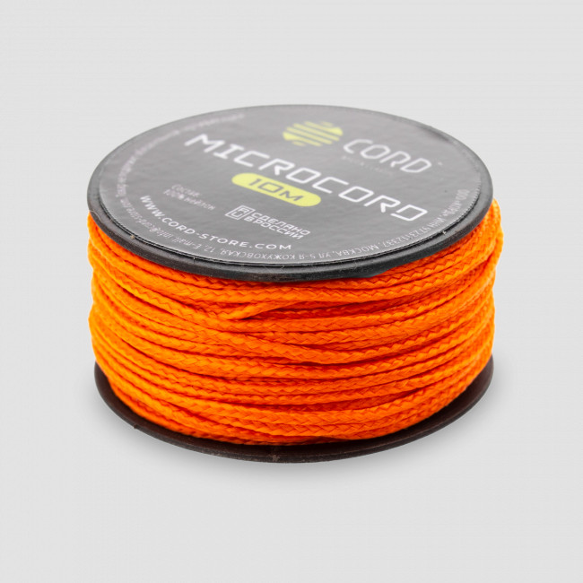 Микрокорд neon orange, 10 м, серия Cord Micro, CORD, Россия