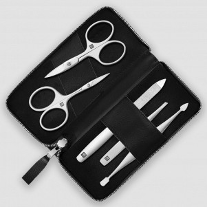 Набор маникюрный в кожаном футляре, 5 предметов, черный, серия Beauty Premium, ZWILLING J.A. HENCKELS, Германия, ZWILLING J.A. HENCKELS (ГЕРМАНИЯ)