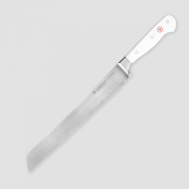 Нож кухонный для хлеба 23 см, серия White Classic, WUESTHOF, Золинген, Германия
