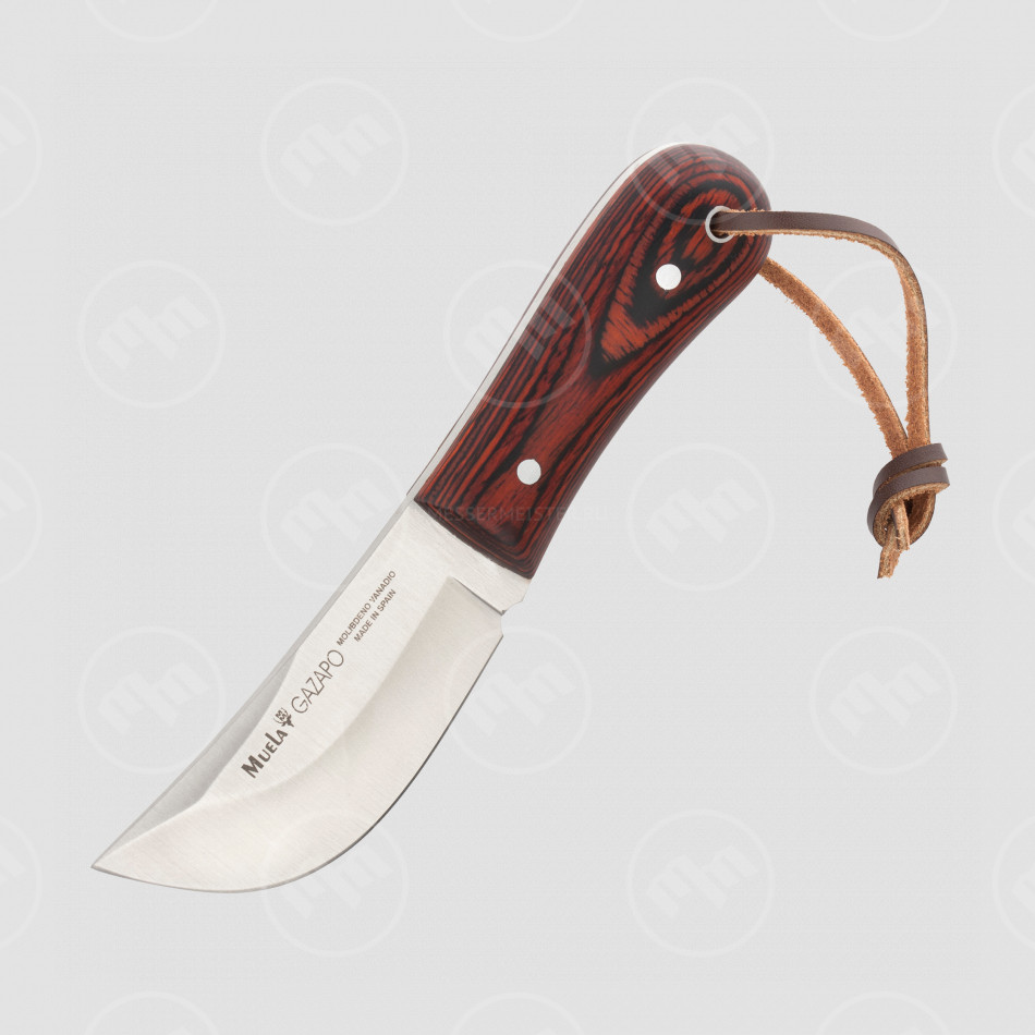Нож с фиксированным клинком Gazapo, чехол кожа, MUELA, Испания