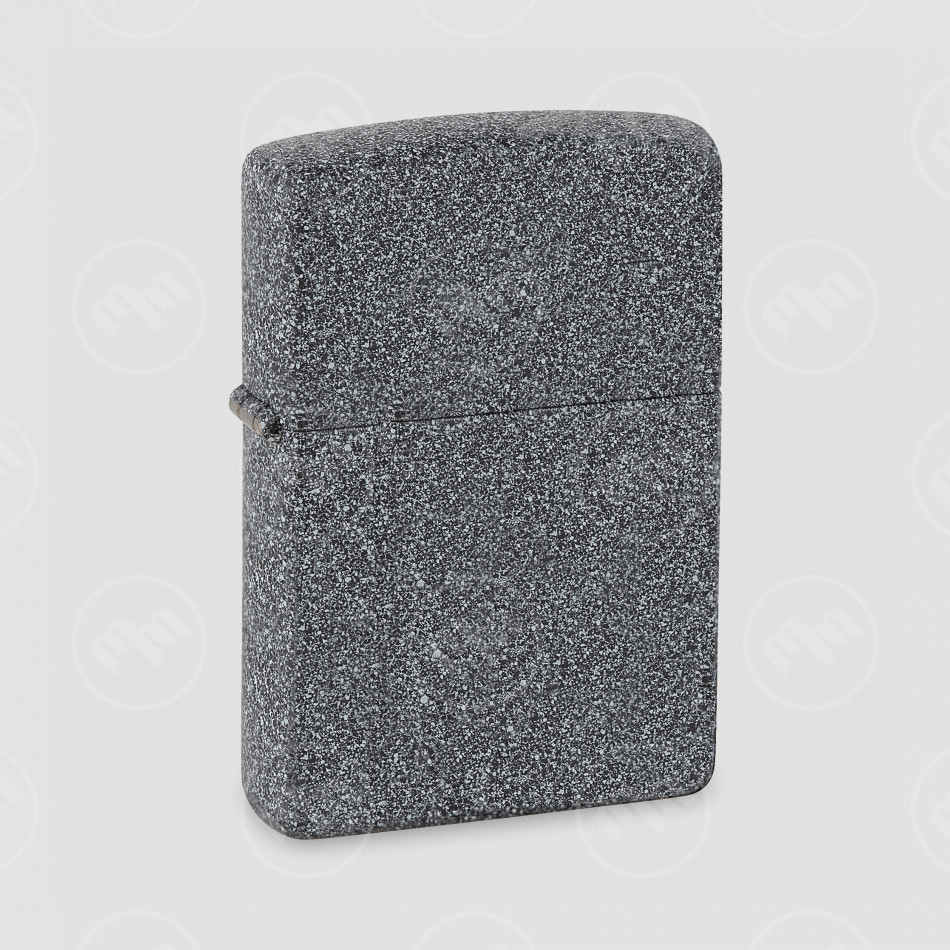 Зажигалка ZIPPO Classic с покрытием Iron Stone, латунь/сталь, серая, матовая, ZIPPO, США