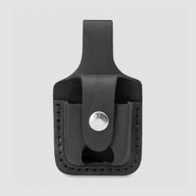 Чехол для широкой зажигалки с петлей, черный, 80х55x22 мм, ZIPPO, США, Аксессуары к зажигалкам ZIPPO