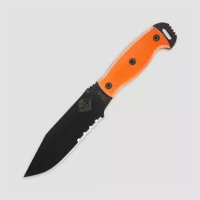 Нож с фиксированным клинком RD-6 Orange Micarta, 15,2 см, ONTARIO, США, Фиксированные ножи ONTARIO