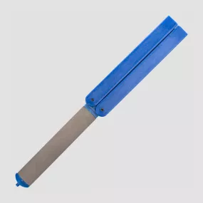 Брусок складной, алмазный, овальный Super Fine Grit (1200), цвет: синий, серия Knife sharpeners, EZE-LAP, США, Алмазные точильные камни и бруски