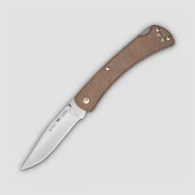 Нож складной 110 Slim Select Pro, 9,5 см, материал клинка: сталь порошковая Crucible CPM S30V, материал рукояти: микарта, BUCK, США, BUCK (США)