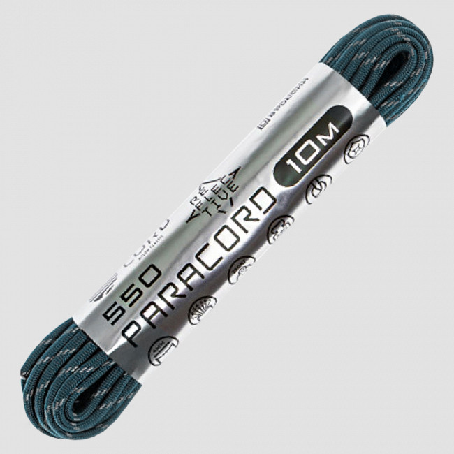 Паракорд 550 световозвращающий navy, 10 м, серия Cord 550, CORD, Россия