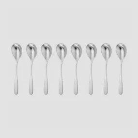 Набор кофейных ложек, 8 штук, матовая сталь 18/10, серия Stanton Satin, ROBERT WELCH, Великобритания, Stanton Satin ROBERT WELCH