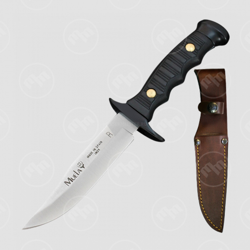 Нож с фиксированным клинком Лось с чехлом, MUELA, Испания
