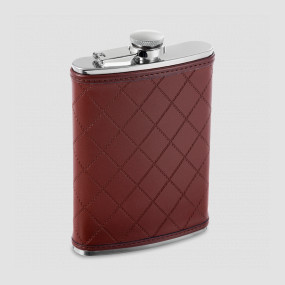 Фляга, 240 мл, сталь, коричневый, S. QUIRE, Италия, S.QUIRE (Италия)