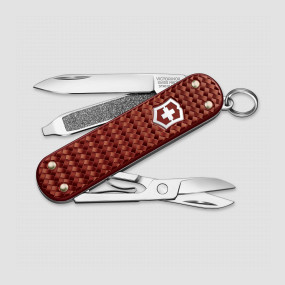 Нож швейцарский складной Classic SD Precious Alox Hazel Brown, 5 функций, 4 см, VICTORINOX, Швейцария, VICTORINOX Swiss Army Keychain