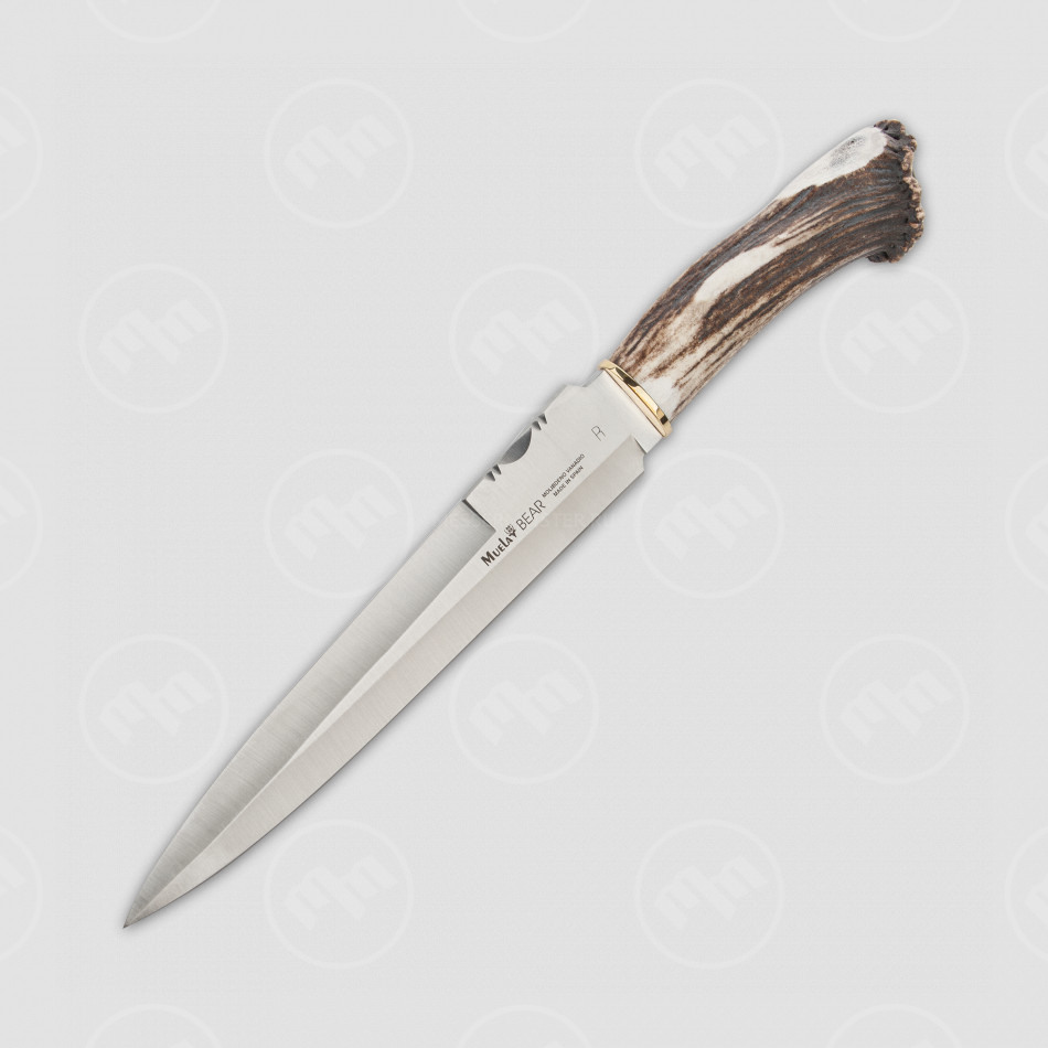 Нож с фиксированным клинком Bear, чехол кожа, MUELA, Испания
