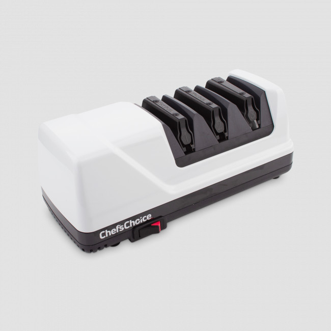 Точилка электрическая для заточки ножей, белая, серия Knife sharpeners, Chef'sChoice, США