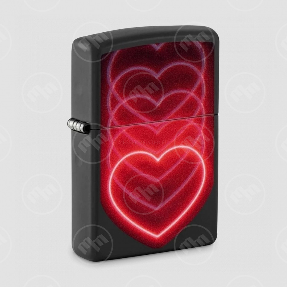 Зажигалка бензиновая Hearts Design, ZIPPO, США