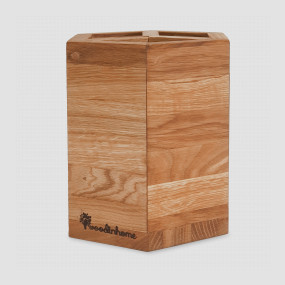 Подставка для кухонных принадлежностей US003ON, 15 х 13 х 16,5 см, дерево дуб, WOODINHOME, Россия, WOODINHOME (Россия)