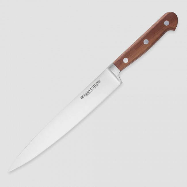 Нож для нарезки, 21 см, серия Classic Walnut, BERGER CUTLERY, Германия