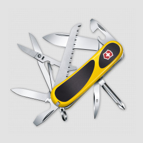 Нож швейцарский многофункциональный складной EvoGrip 18 15 функций, 6.5 см, VICTORINOX, Швейцария, VICTORINOX Evolution