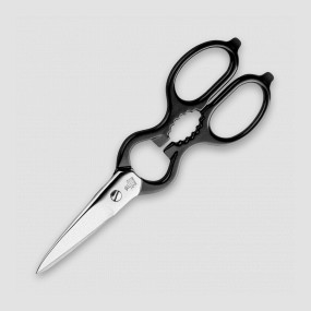 Ножницы многофункциональные, размер: 20 см, материал: нержавеющая сталь, цвет: черный, ZWILLING J.A. HENCKELS, Германия, Ножницы кухонные