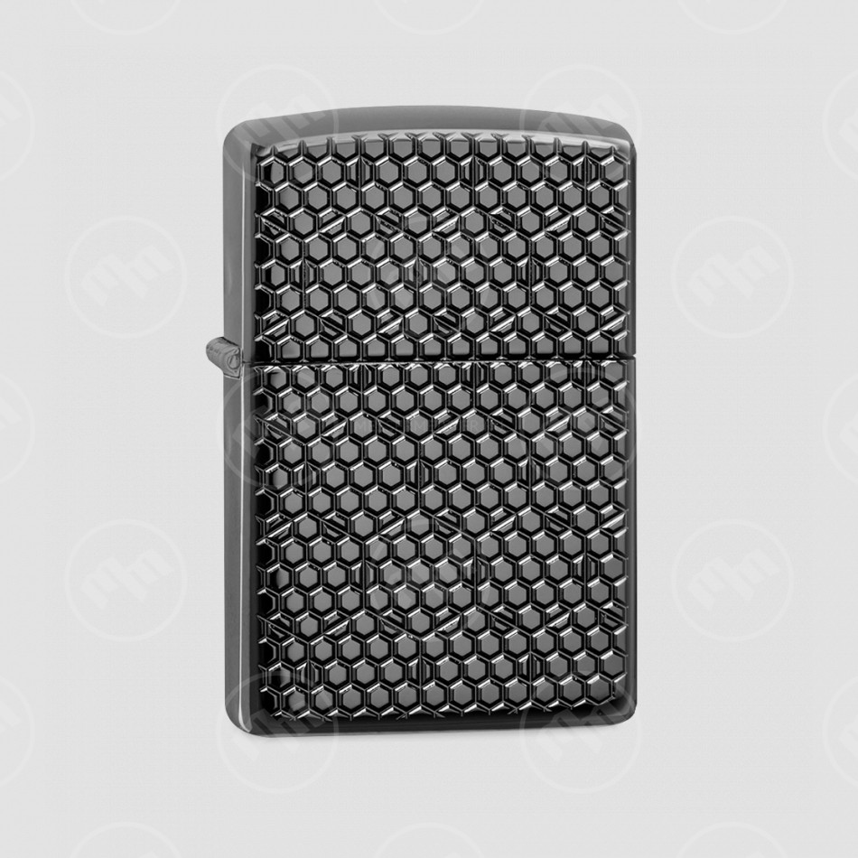 Зажигалка Armor Hexagon Design Black Ice, ZIPPO, США