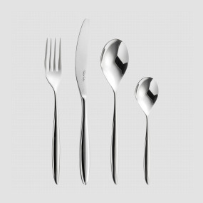 Набор столовых приборов на 6 персон, 24 предмета, сталь 18/10, серия Hidcote Bright, ROBERT WELCH, Великобритания, Столовые приборы и сервировка