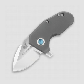 Нож складной Micro Pocket Rocket, 4,8 см, материал клинка: сталь порошковая сталь Crucible CPM 20CV, материал рукояти: сплав 6Al4V Titanium, BENCHMADE, США, Городские EDC-ножи