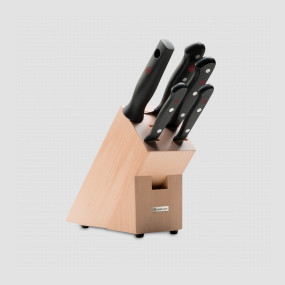 Набор кухонных ножей 5 предметов в подставке, серия Gourmet, WUESTHOF, Золинген, Германия, Набор ножей 5 предметов