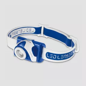 Фонарь налобный, цвет: синий, 6107- R, LED LENSER, Германия, Фонари налобные