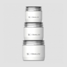 Набор контейнеров 410/650/1000 мл, цвет белый, серия Adventure, STANLEY, США, Походная посуда