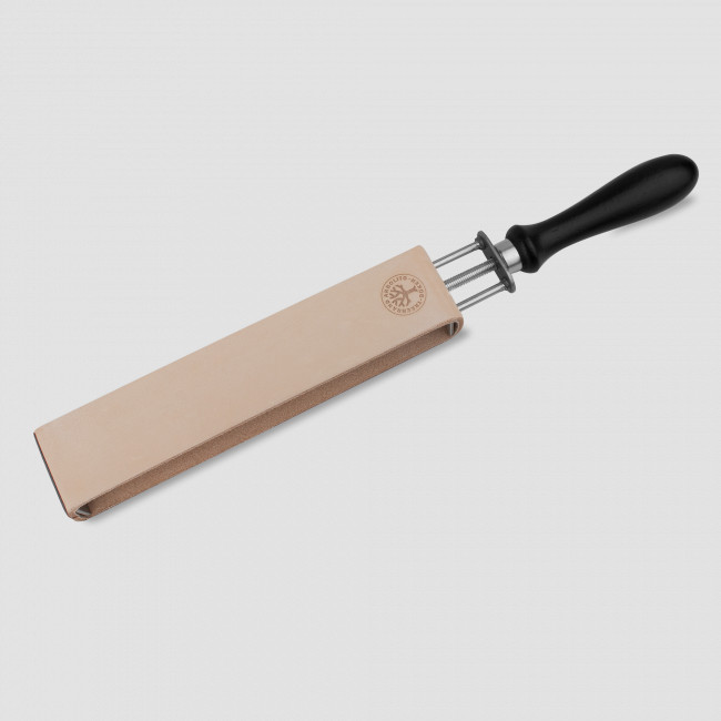 Ремень кожанный для правки опасных бритв, двусторонний, BOKER, Германия