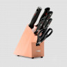 Набор кухонных ножей 4 шт + мусат и ножницы в подставке, серия Gourmet, WUESTHOF, Золинген, Германия