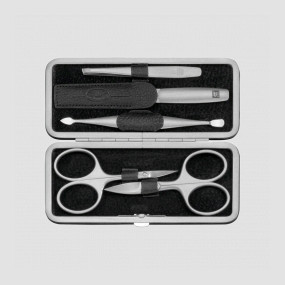 Набор маникюрный в кожаном футляре, цвет чёрный, 5 предметов, Twinox, ZWILLING J.A. HENCKELS, Германия, Наборы маникюрные